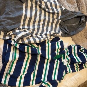 Crazy 8 4T & 5T Two Lightweight Striped Hoodies